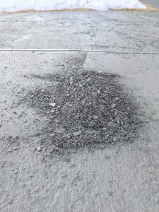 Driveway Concrete Dust